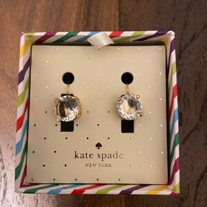 Kate Spade Gold Earrings with Stones